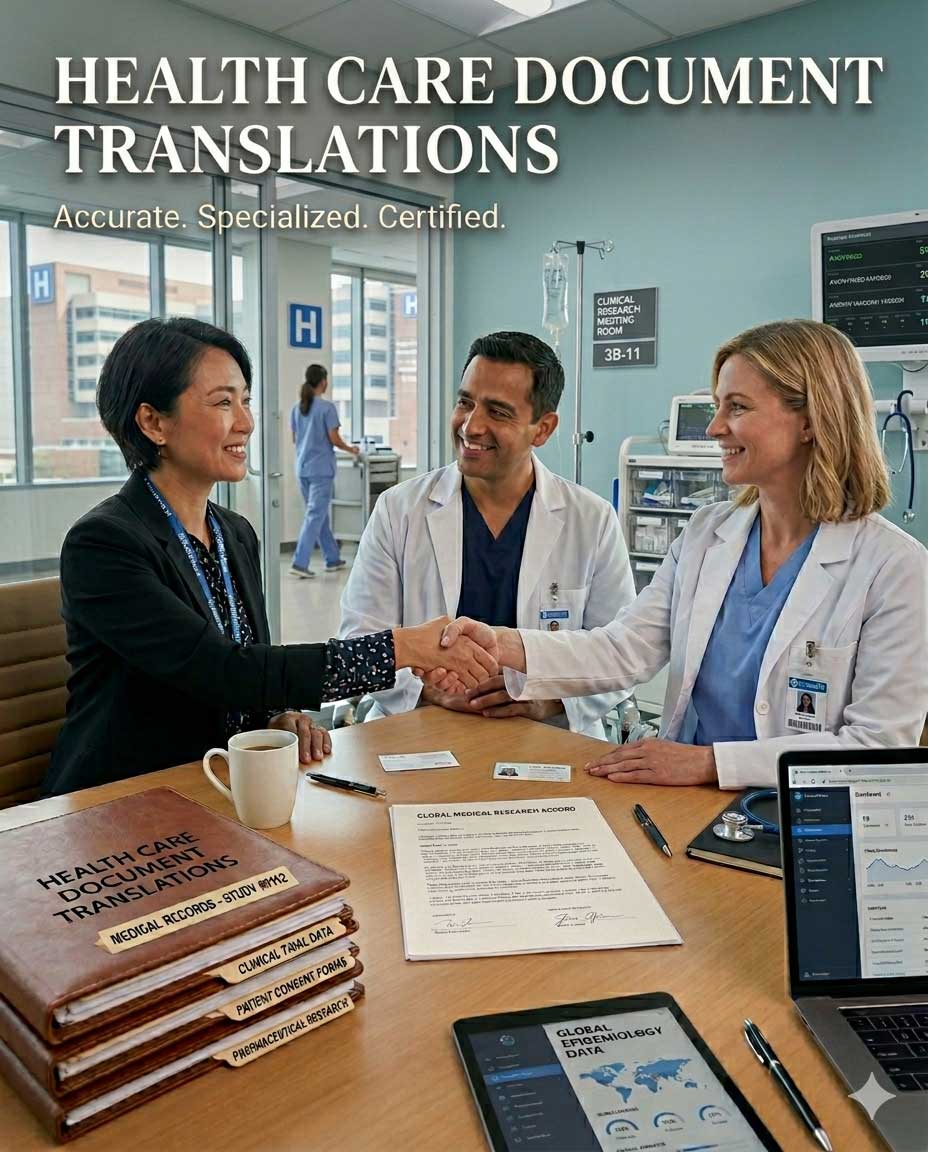 Healthcare document translation services in Los Angeles ca