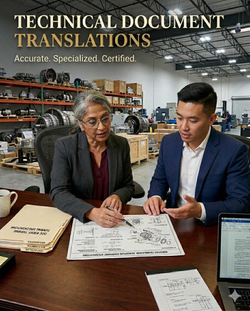 Technical Document Translation services in Los Angeles CA, Personal translating a legal document.